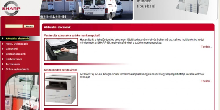 XERO kft. webshop