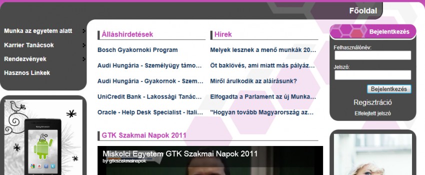 ME GTK Karrier portál