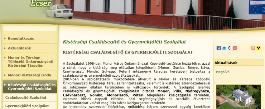 Monori kistérség honlapja