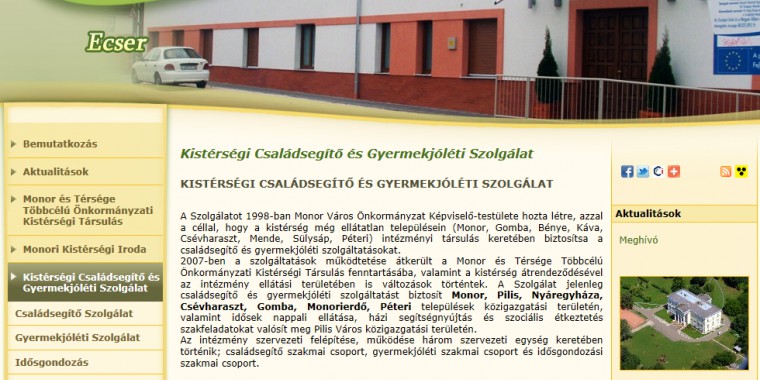 Monori kistérség honlapja