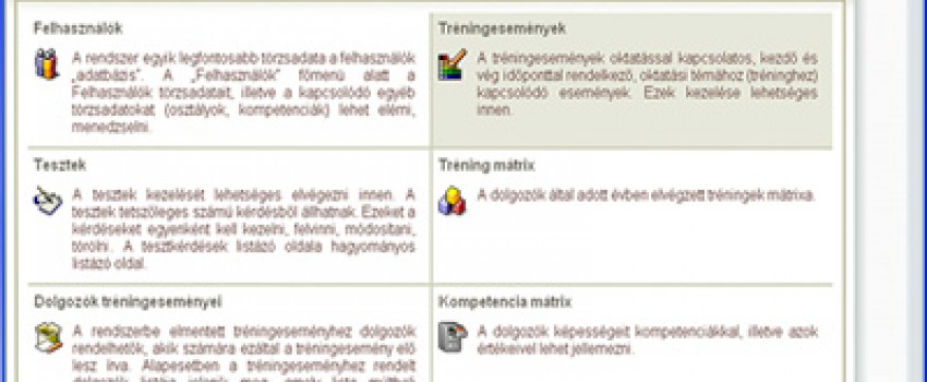 Nestlé tréningnyilvántartó rendszer