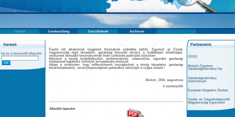 Észak-magyarországi stratégiai füzetek