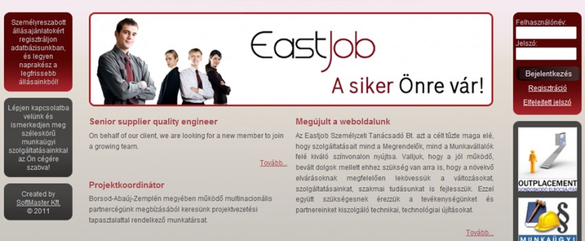 Eastjob portál