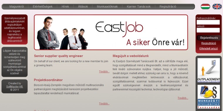 Eastjob portál